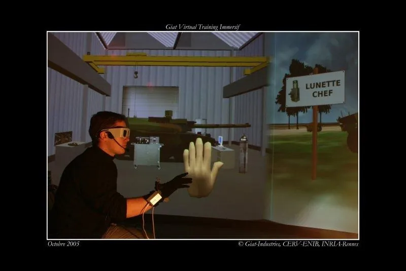 INRIA/IRISA Rennes — formation immersive en salle de réalité virtuelle (GVT)